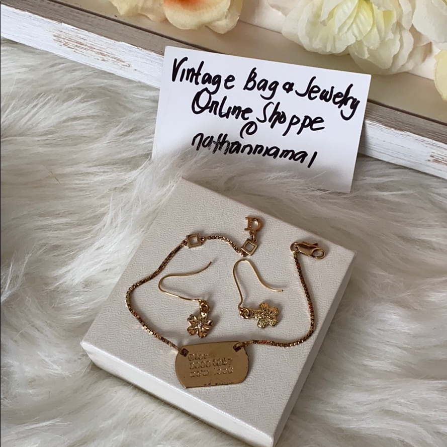 Dior Bracelet Earing Set 268$